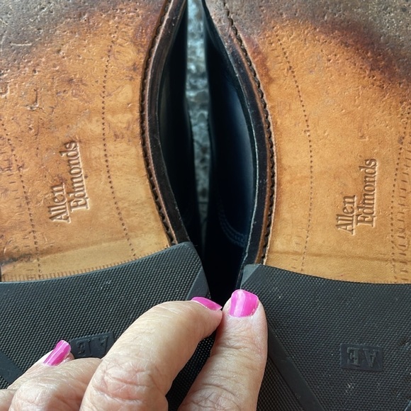 ALLEN EDMONDS | Park Avenue Cap-toe Oxfords Black men’s size‎ 13B good preowned - Picture 15 of 16